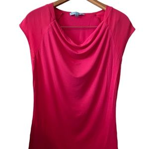 Antonio Melani Hot Pink Short Sleeve Summer Top